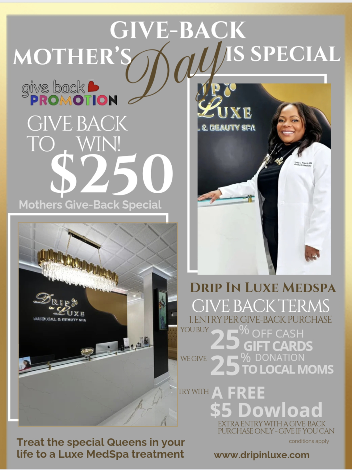 Drip In Luxe  - Give-Back Community 