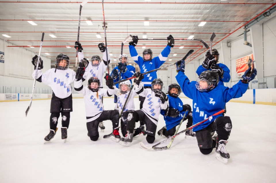 FREE 'Learn to Skate' at Canlan Ice Sport is sponsored by local businesses that are giving back to local residents to enjoy our nation's pastime This was a great GIVE-BACK Event